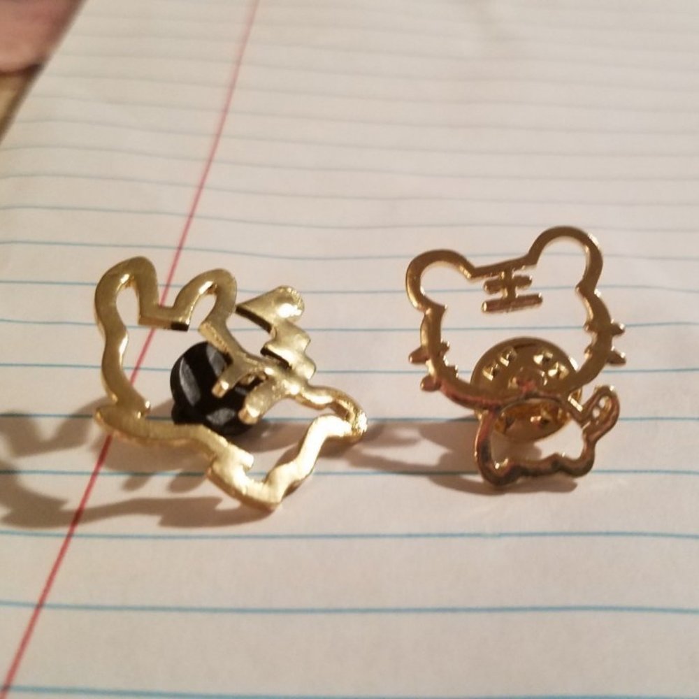 Pokemon Enamel Pins; Set of Two